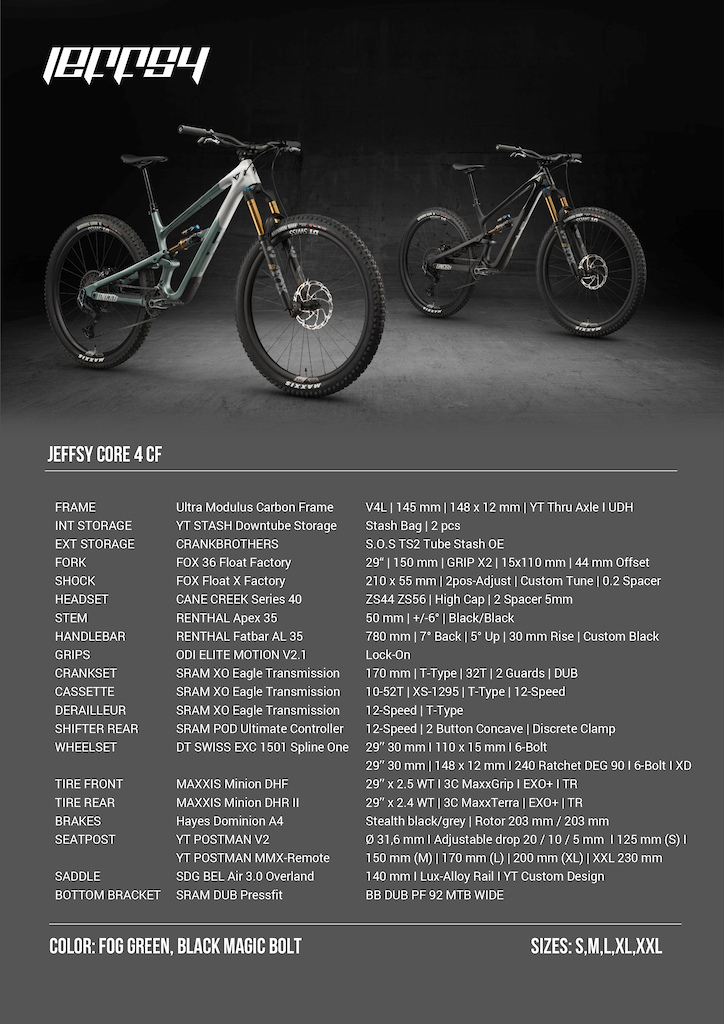 YT Industries Releases Jeffsy Core Range - Pinkbike