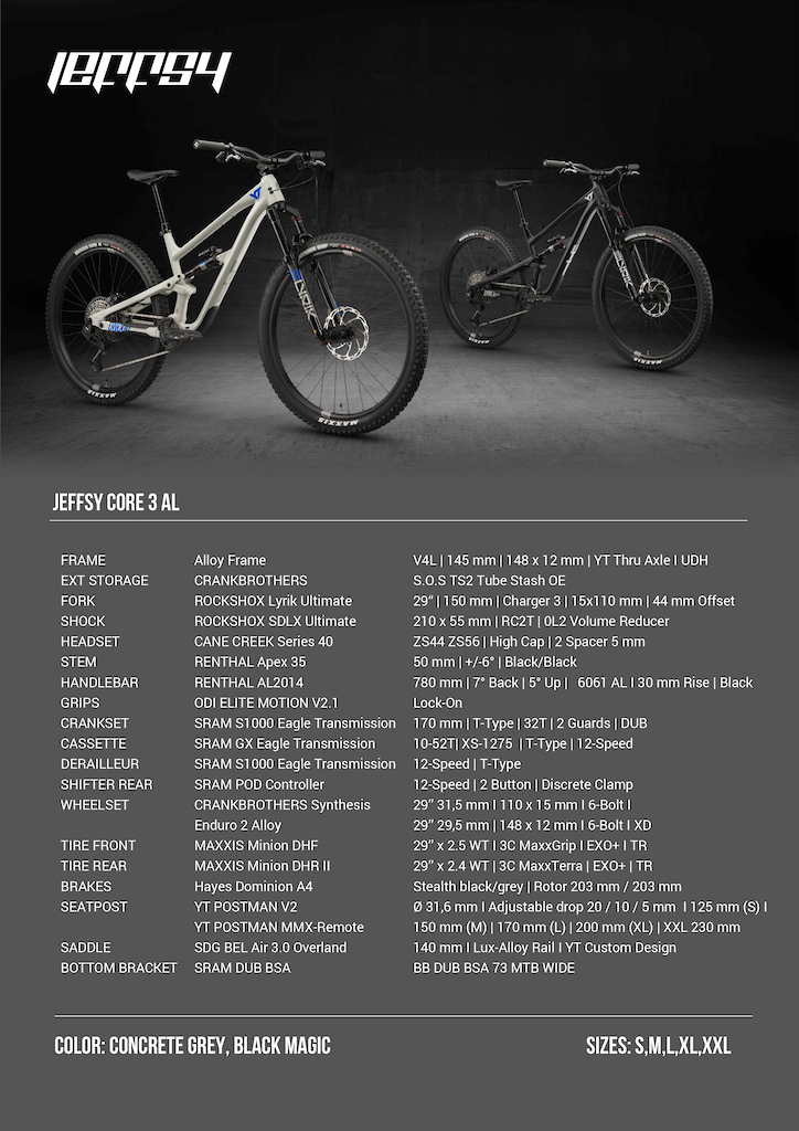 YT Industries Releases Jeffsy Core Range - Pinkbike
