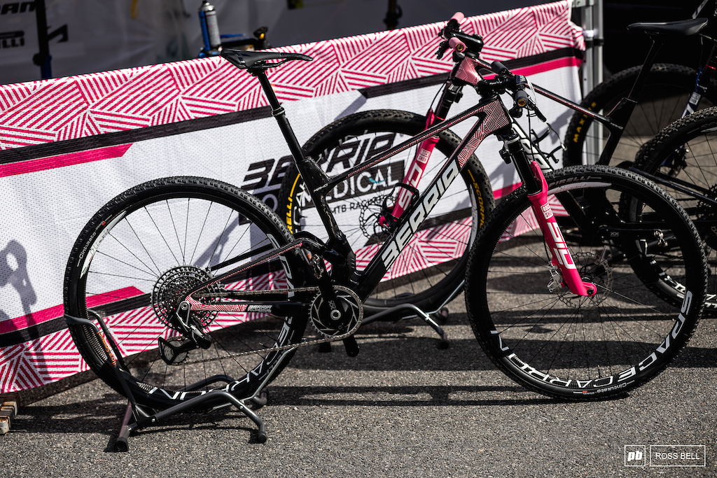 One of the the most striking looking bikes in the paddock.