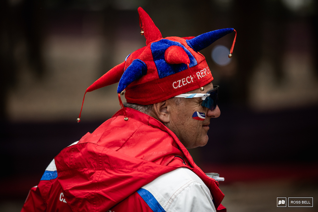 The Czech fans as always came out in force.