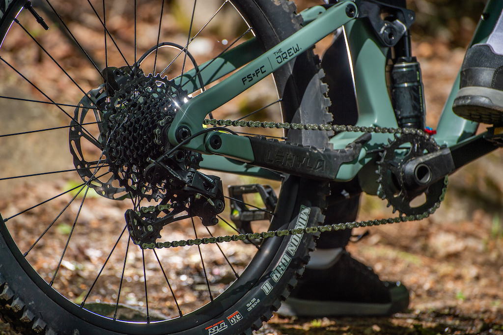 rear triangle of a mountain bike