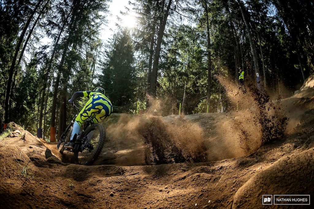 Gold in them hills. Incredibly loose conditions here in Italy made for highly unpredictable racing.