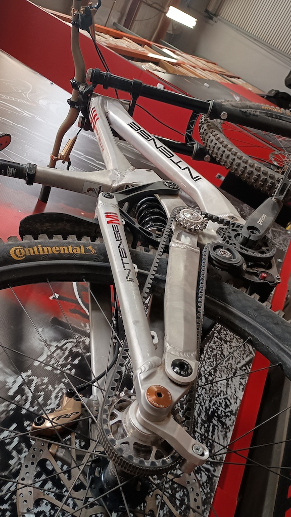 Testing new suspension on an M1 Belt Drive