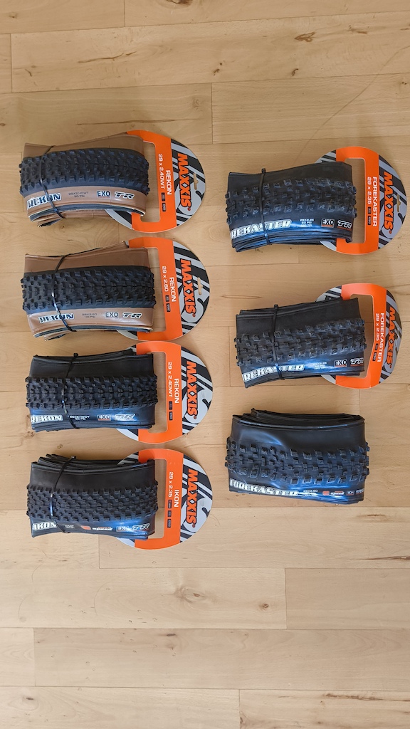 Batch of new Maxxis tires