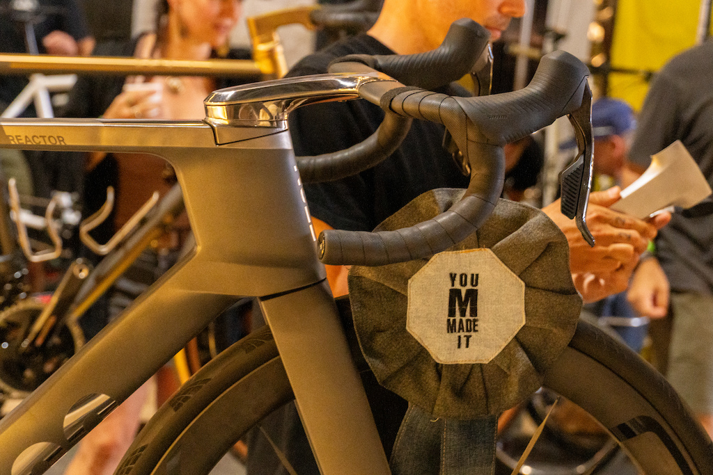 The No. 22 Reactor aero bike was a seriously impressive object, with stunning details throughout. Looks fast, looks stiff.