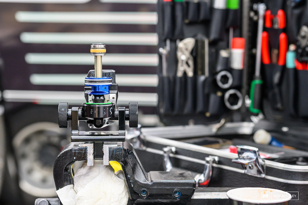 The trunnion adapter is a must-have tool for suspension service.