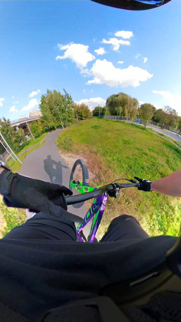 Riding with GoPro 360