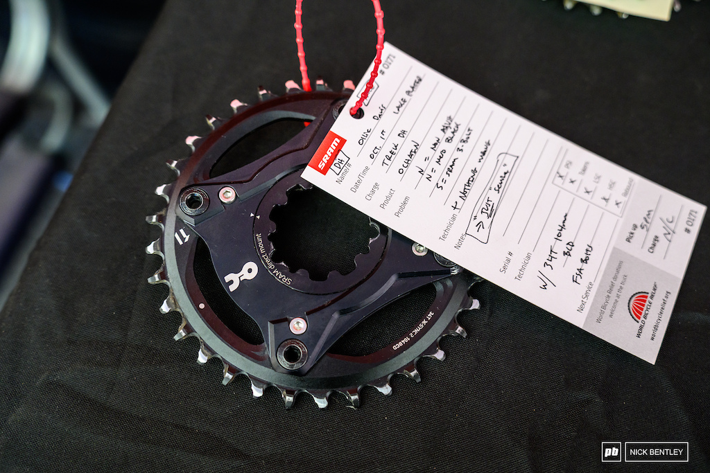 O-chain are firmly in the SRAM family now, and there's plenty of them to service at a World Cup weekend
