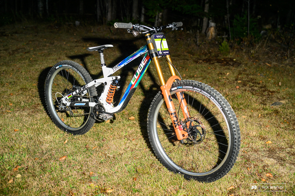 Bike Check: Rosa Zierl's Cube Two15 - Lake Placid DH World Cup