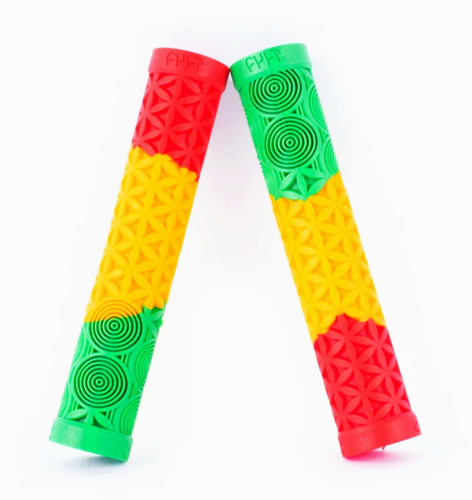 2 New sets of Cult grips for my Jamaican Rasta bikes
