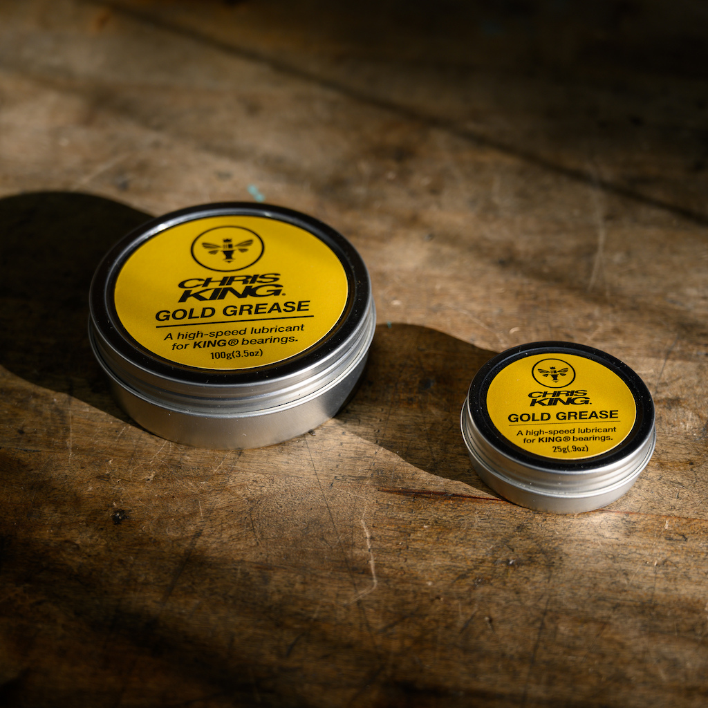Chris King's New Gold Grease is Claimed to Roll Faster & Last Longer