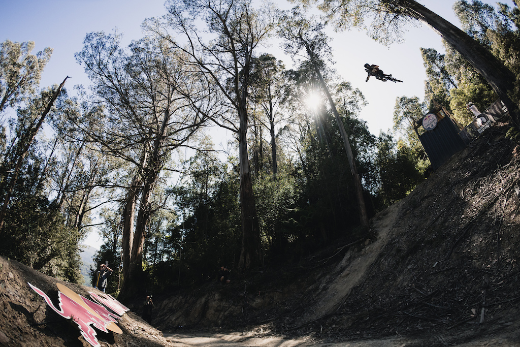 Dan Booker jumping roads.