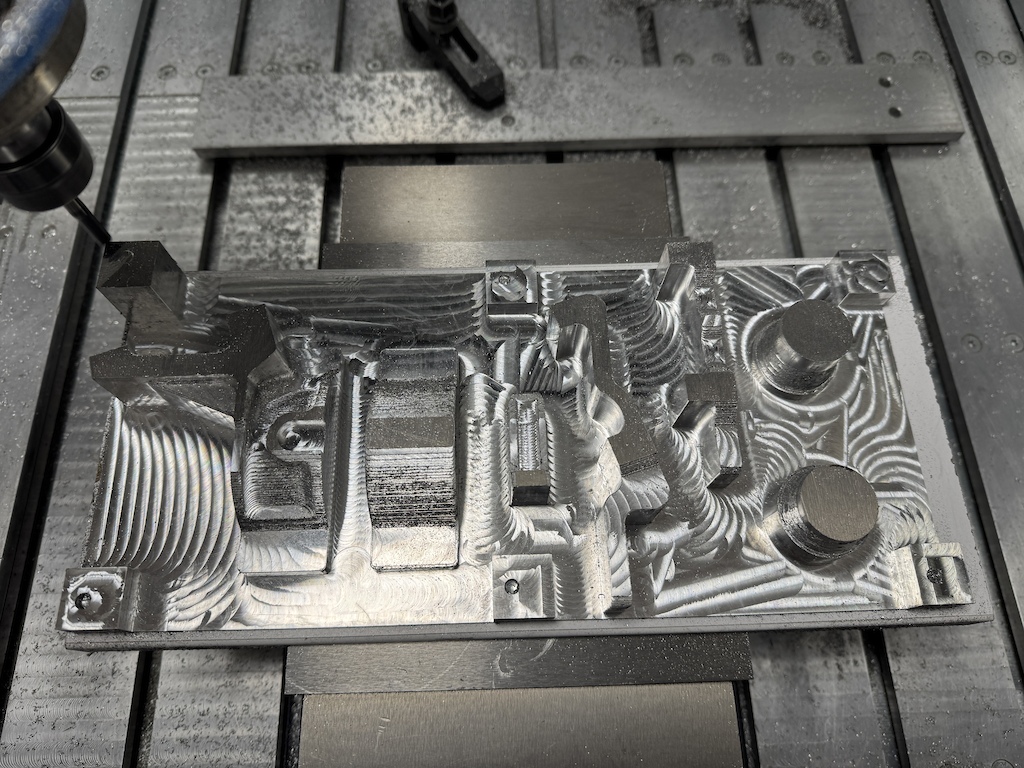 Hope Mono6 dual caliper bracket project for Marzocchi Monster