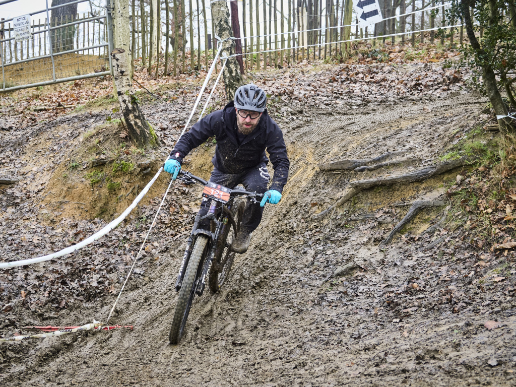 Round 1 of Pedalhounds at Canada Heights mx. 
Very muddy, slippery stages. 1st in Hardtail