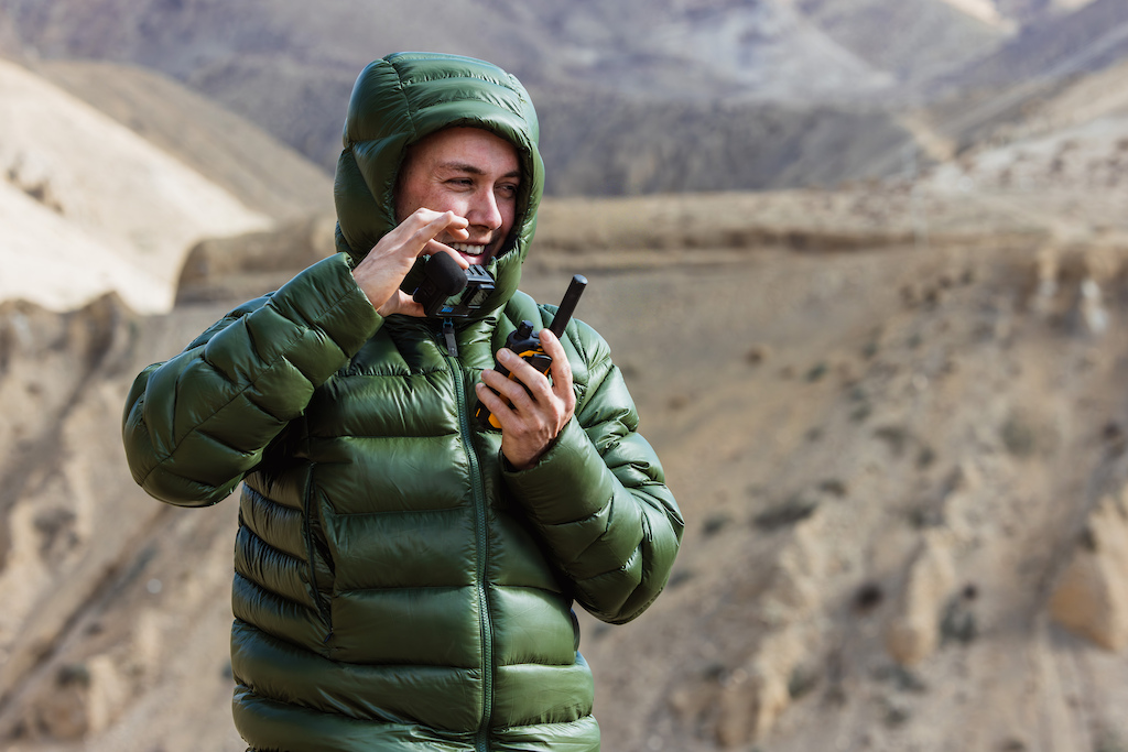 Shooting for Gee Atherton's 'Ridgeline Nepal'.