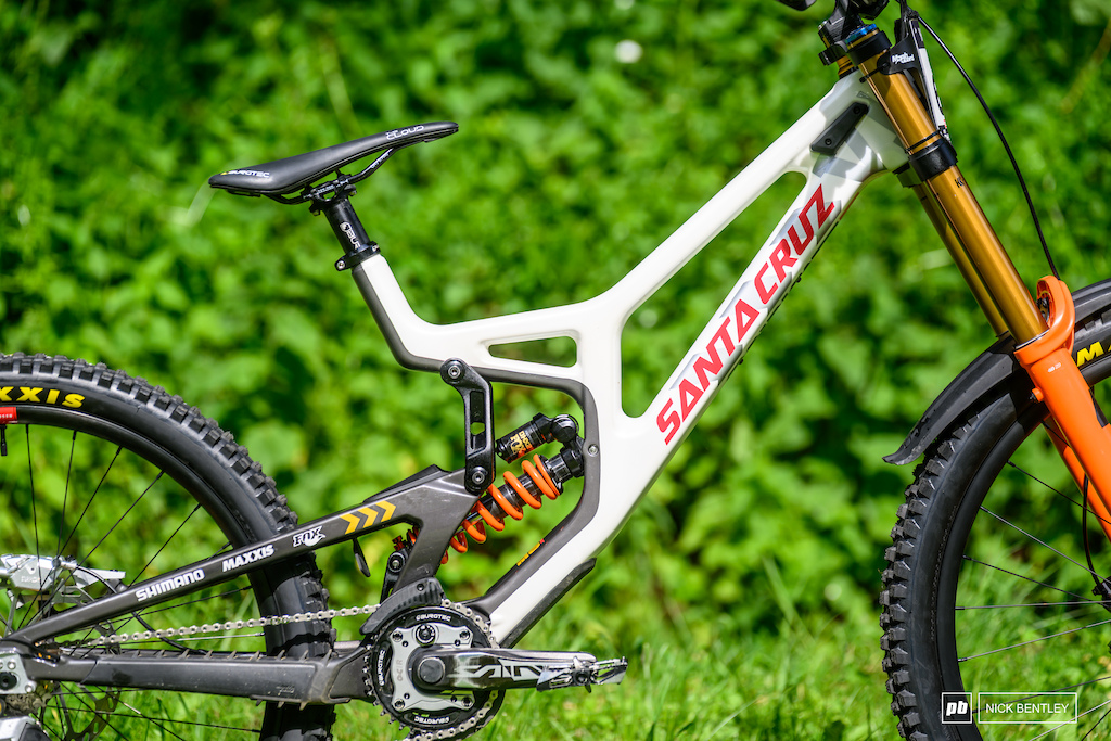 Bike Check: Andi Kolb's Custom XL Santa Cruz V10 - 2026 Loudenvielle DH World Cup