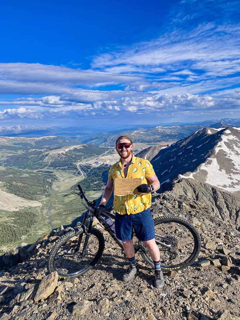 Daniel Fritton at Mount Democrat in Fairplay, Colorado, United States ...