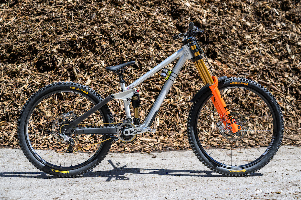 Bike Check: Anna Newkirk's Size Small Frameworks DH - Pinkbike