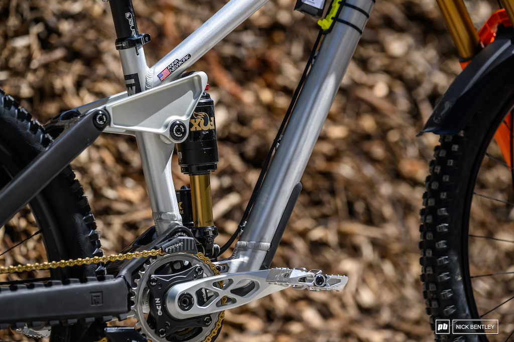 Bike Check: Anna Newkirk's Size Small Frameworks DH - Pinkbike