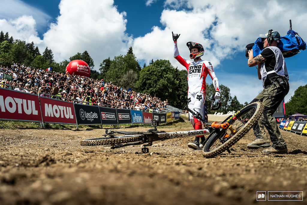 Kolb into top spot just like that.