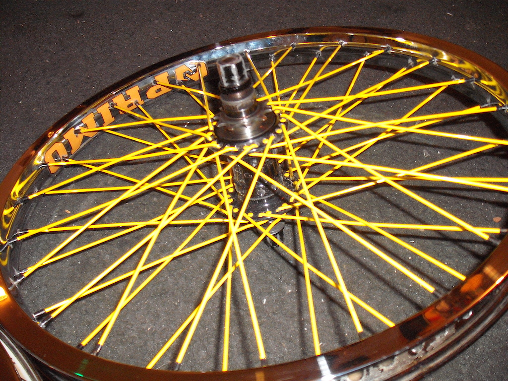new profile ss cassette, ti driver and axle, laced to primo balance rim