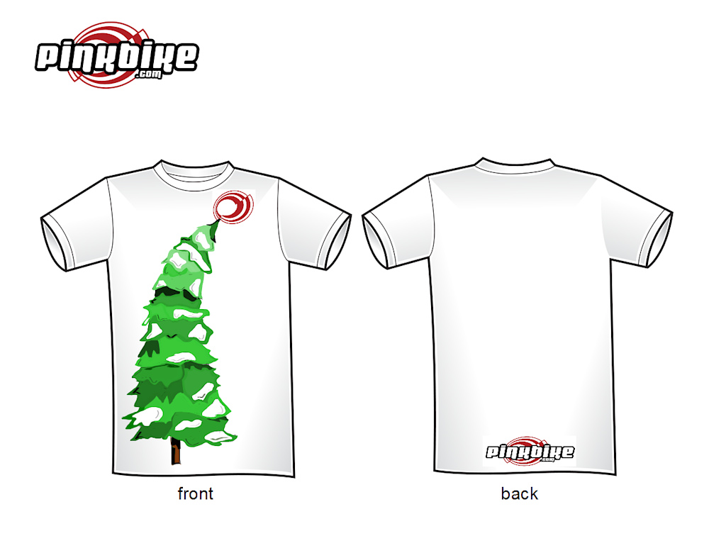 Christmas at pinkbike tee design.
Please note this has been completely freehand drawn by me!.. apart from the pinkbike logos
Enjoy...