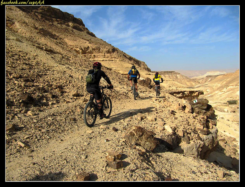 MOUNTAIN BIKING IN THE ISRAELI DESERT