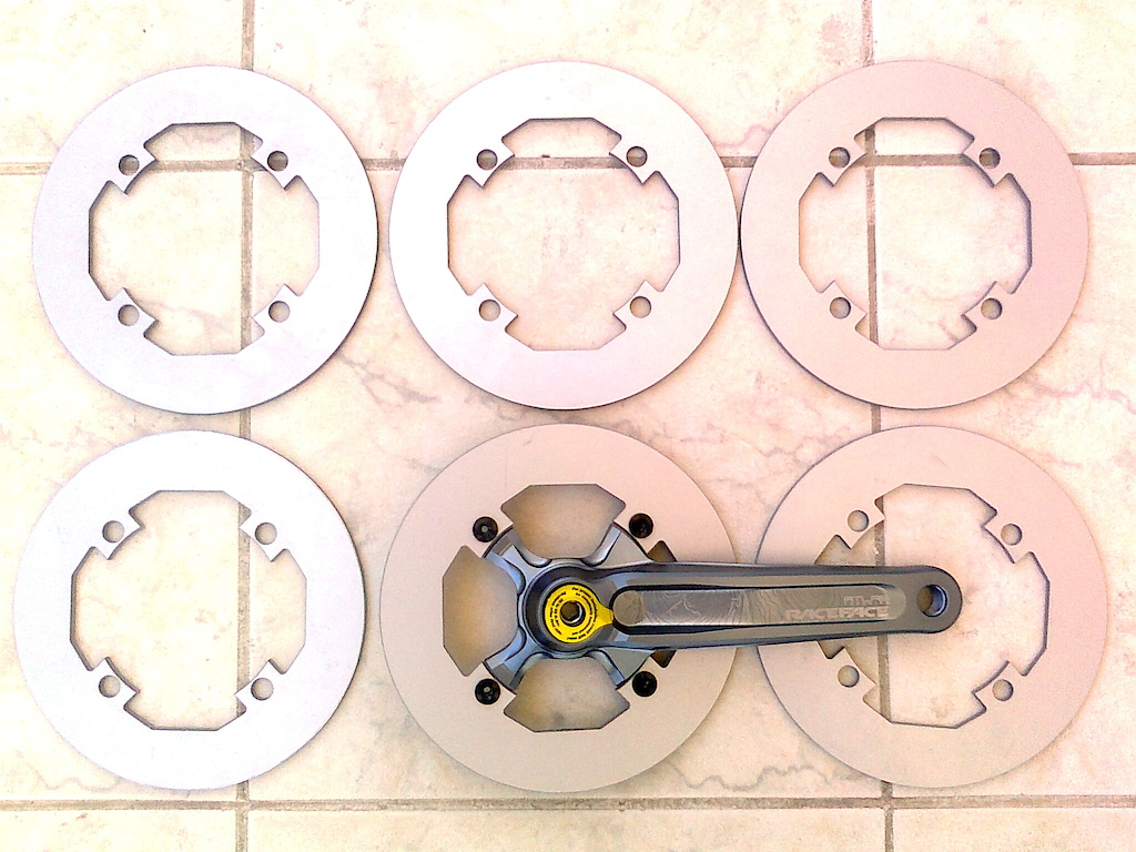 Water jet cutting made rockrings. Waiting for ressistance testing prototypes, weights only 70 grams.