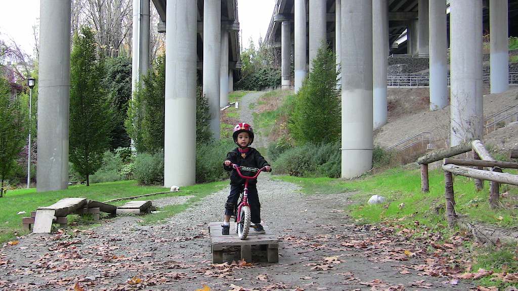 My 3 1/2 years old riding