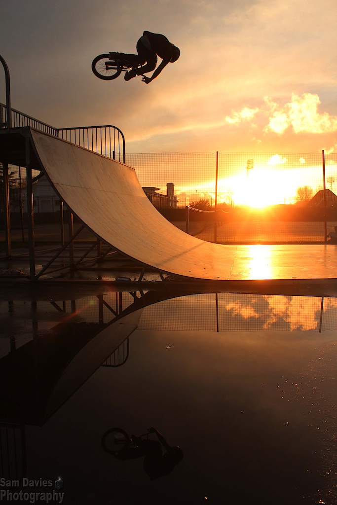 Downside Table in the sunset after a rainy weekend.