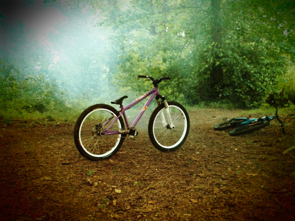 my bike with a nice smokey backdrop
