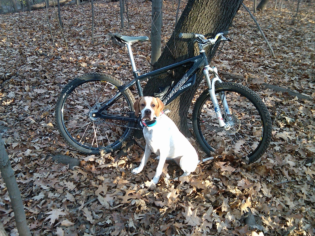 Luna's first MTB ride!