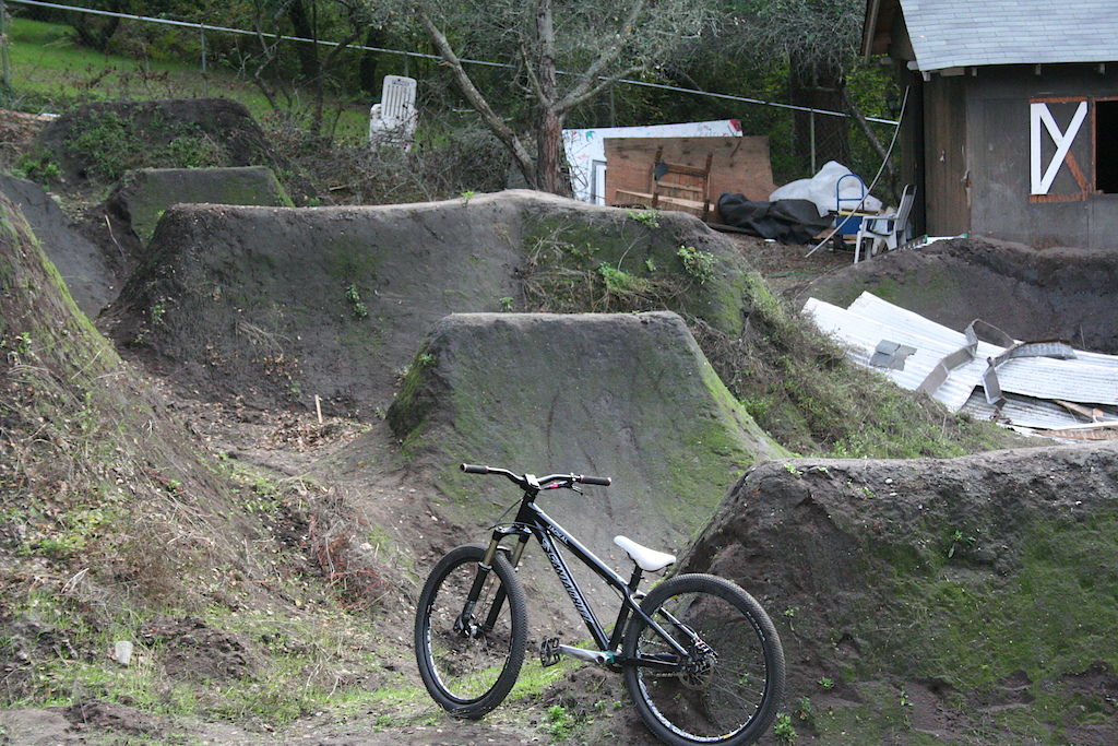 Cob's House before he plowed all the jumps! Very sad day for the Local riders. www.the-locs.com