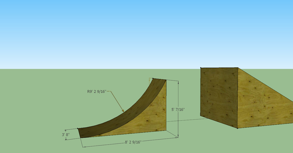 an idea for a new wooden lip for the whale tail at carlmont. what do you think? dont pay attention to the landing