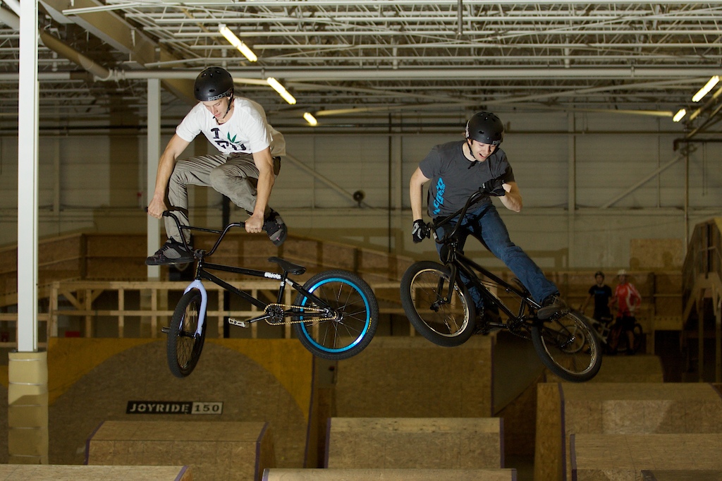 Doubles whips (Tailwhip and normal whip). Photo by Steve Hayes.