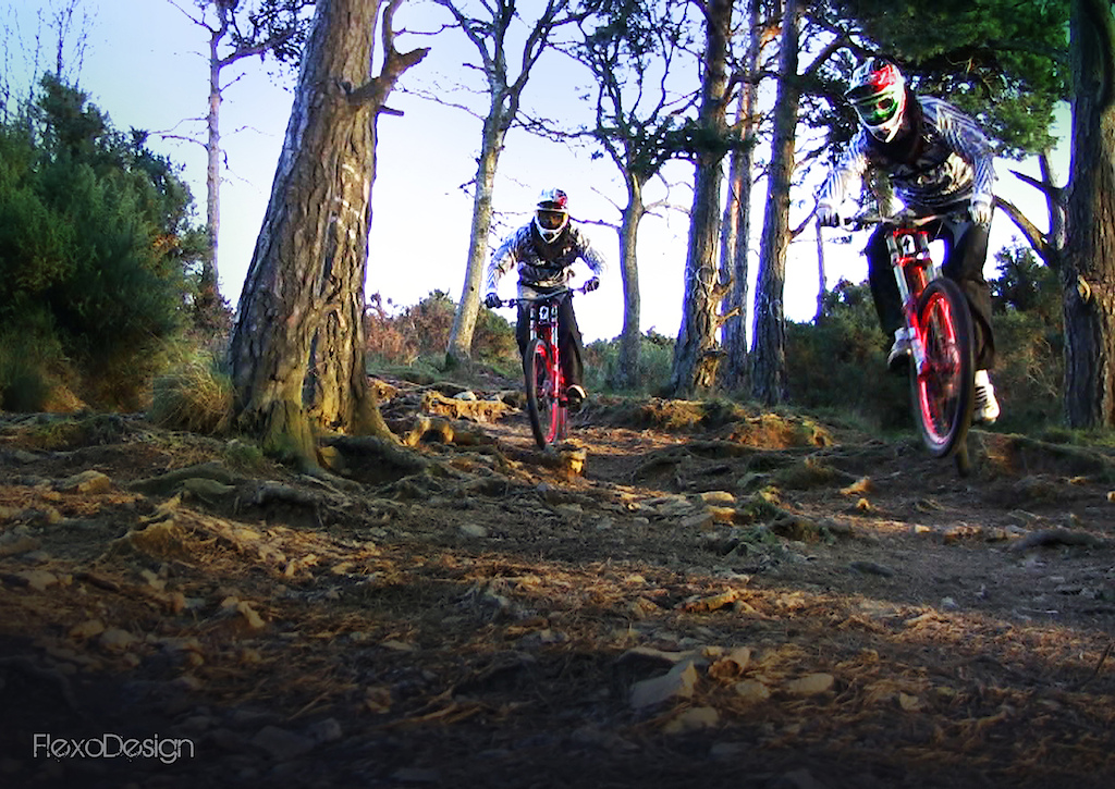 A few shots from a video shoot with Dan and Ger Wolfe. Very very cold and windy Dublin Mountains.   www.wolferacing.ie