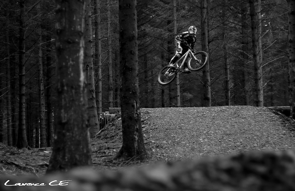 Opening the NEW Freeride Track with Neil Donoghue at Llandegla Trail Centre in Wales - Laurence CE - www.laurence-ce.com