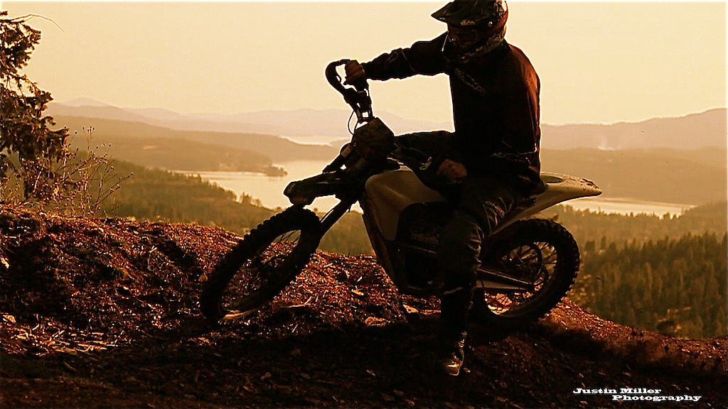 North Idaho Zero rep. Cy Welk does some zero emissions ripping in between his pedal rides.