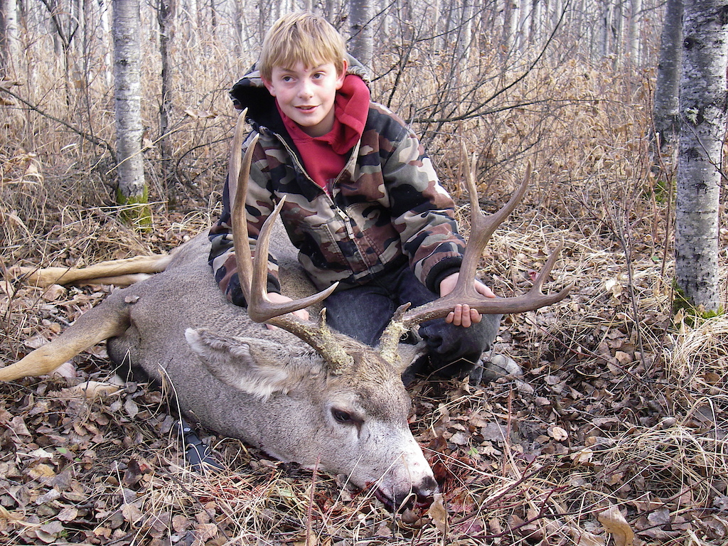 I was 11 when i shot this buck