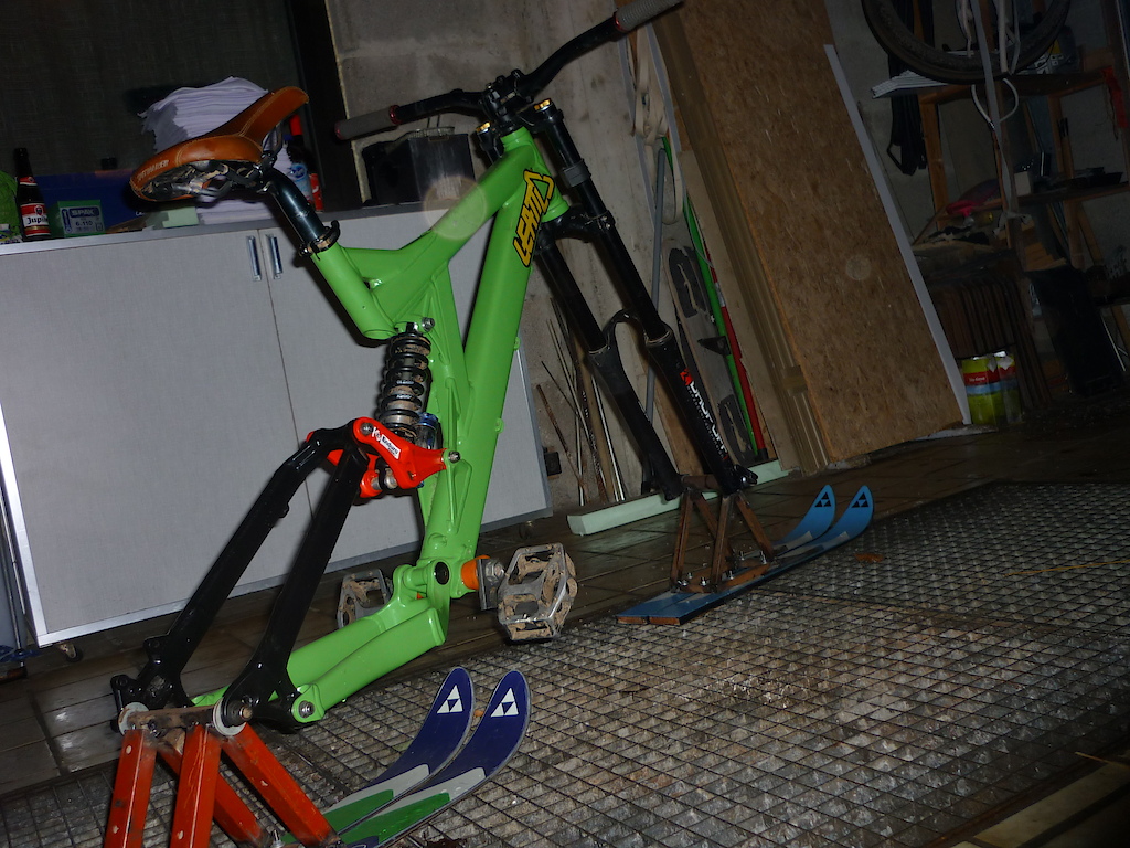 Home made Ski Downhill bike!