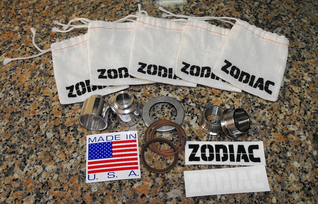 ZodiacEng. package arrived! xD

7068 Pleg Inserts 14/10mm; 7068 Integrated Dust Cap plus 3 HT stainlessteel rings; GSport Marmoset Titanium Collars;