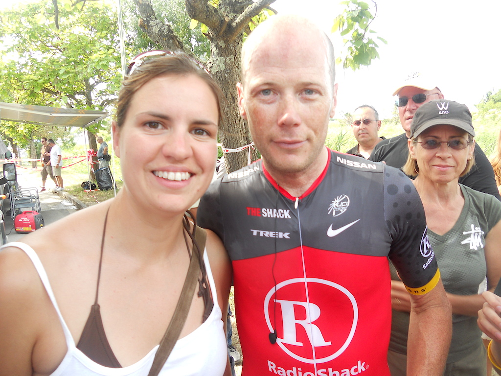 what a great day meeting all tour d france racers even Lance armstrong ! and got a autograph !
