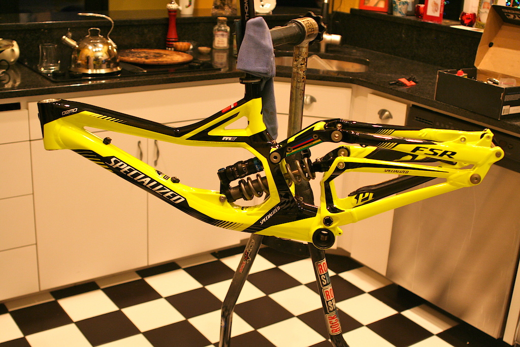 Jesus Christ has been reincarnated as a bicycle, and is now in my kitchen. cool hwhip.