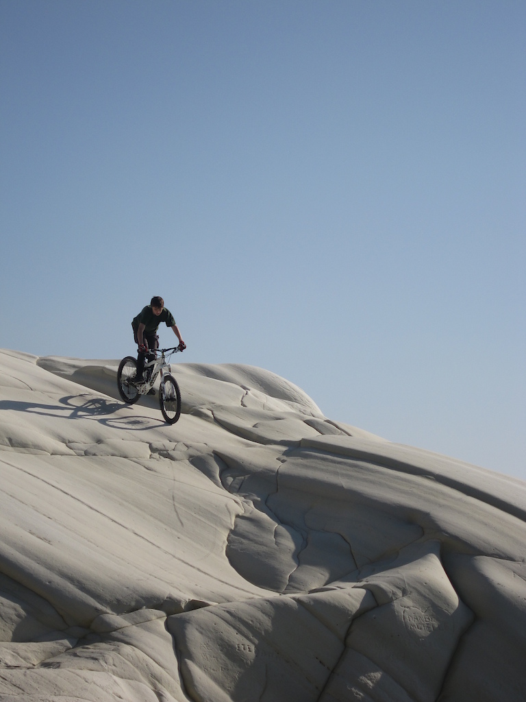 riding from hill.