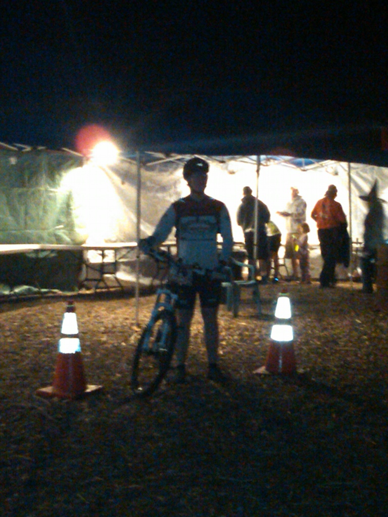 ready to start the night portion of my race at this time it was 2:00 am