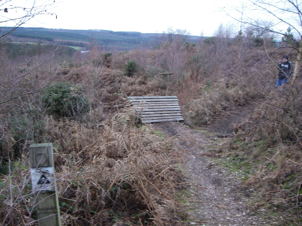take off ramp for the gap jump