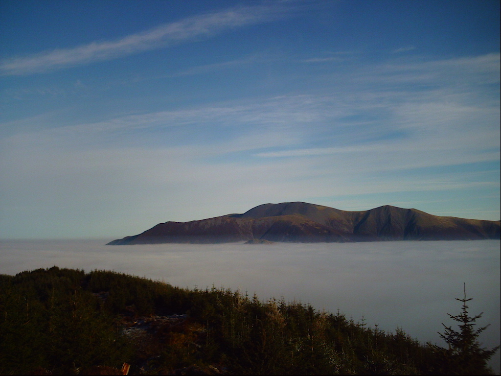 Cold Winter morning in January couple of years ago.
Cloud covering Keswick.