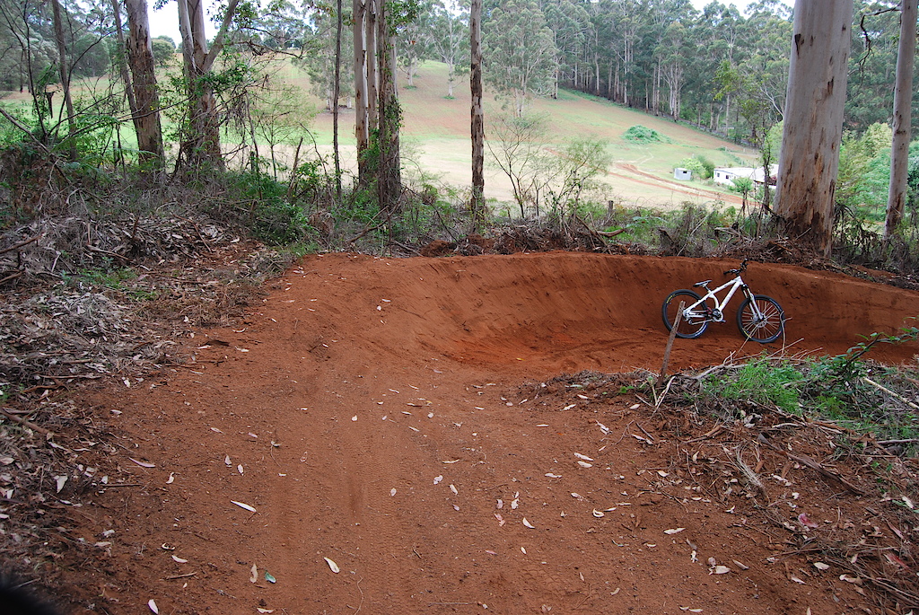 Nice big and fast berm just after step down.