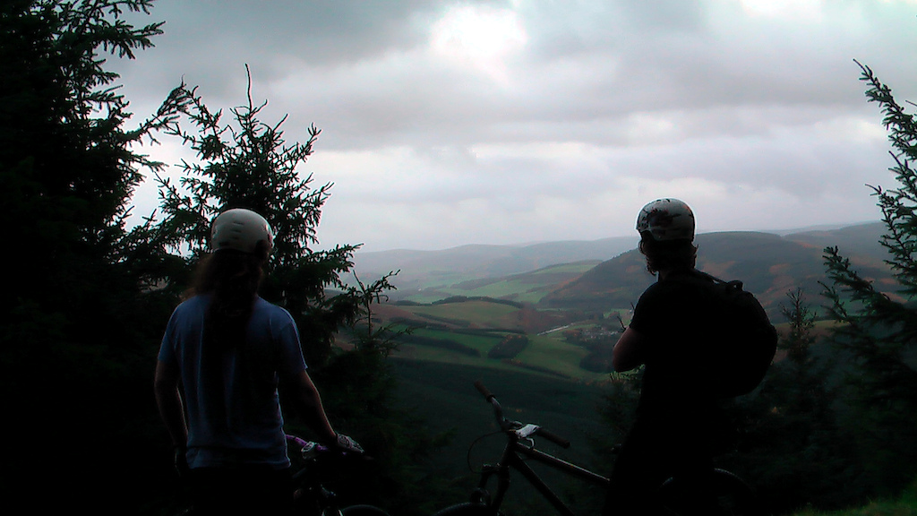 epic view!! that we found while riding the black trail at glentress scotland, photo is not of the best quality but good enough
