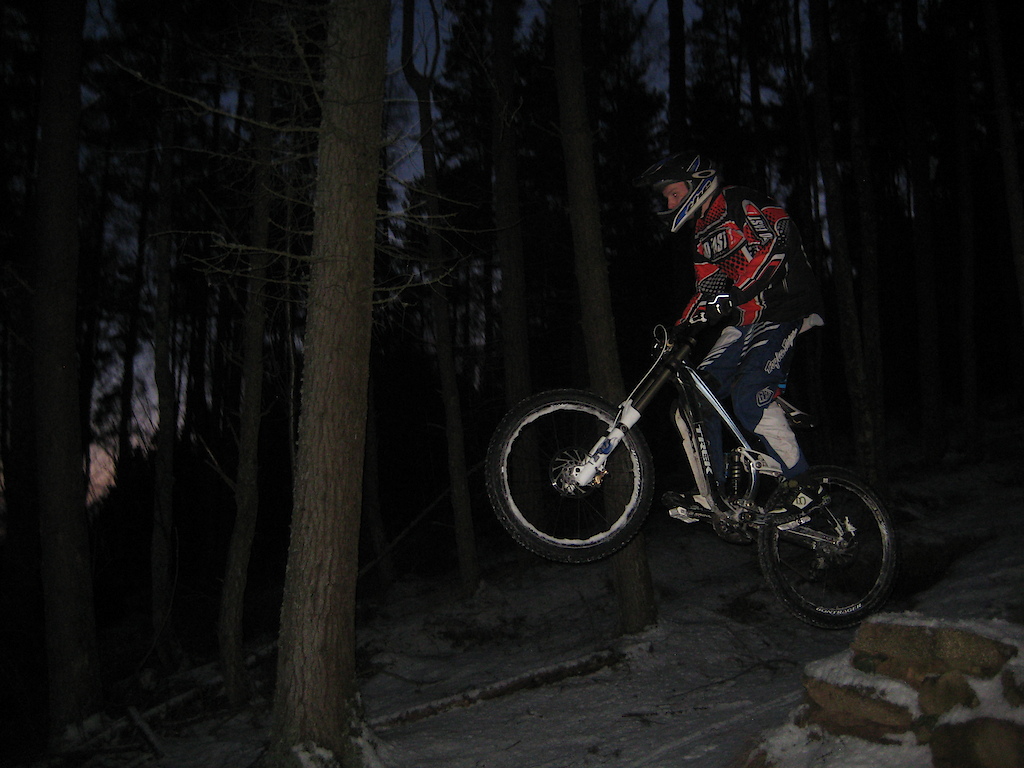 Snow riding in January